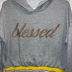 Stella Tweed Light Gray Hoodie